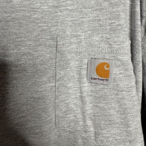 Carhartt Men's Gray Short Sleeve Tee Size XL - Picture 3 of 5
